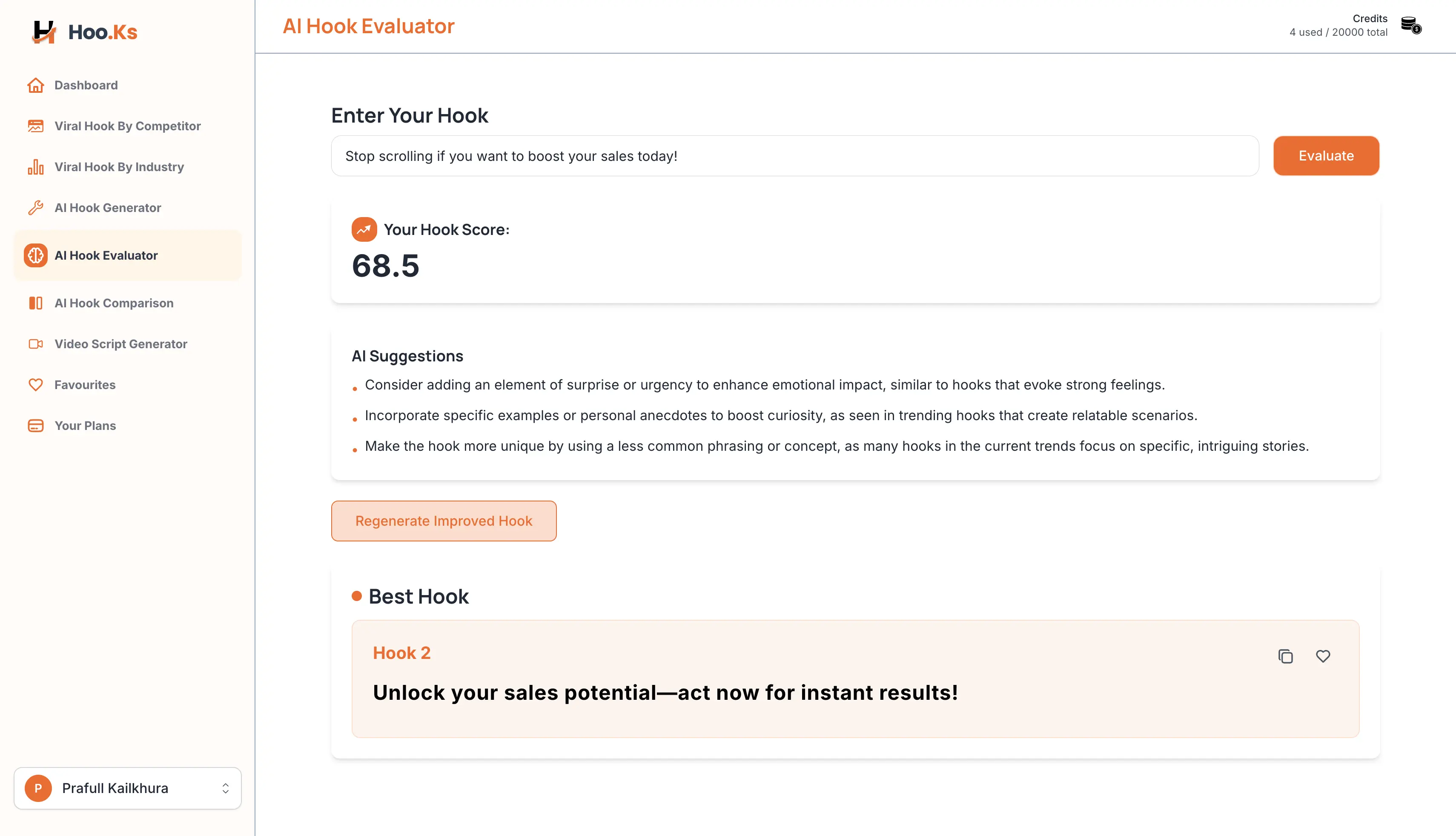 Hook Evaluator