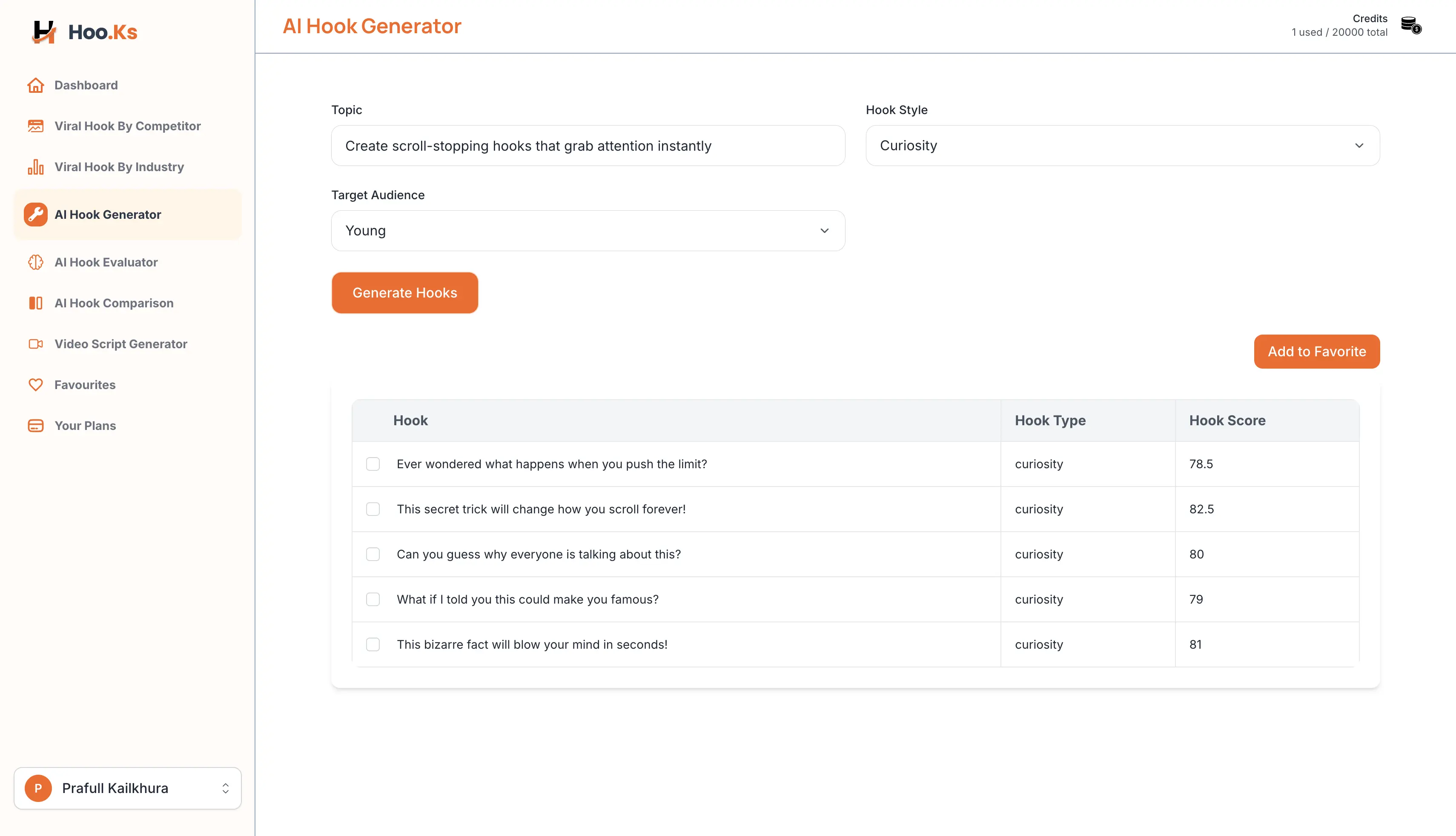 Hook Generator